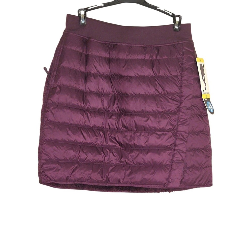 Aventure Women's Snow Skirt Quilted Thermal Down Gorpcore - Purple Small